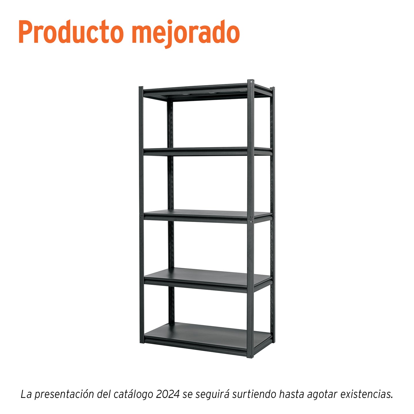 ESTM-545 Estante metálico 5 repisas capacidad 80 Kg,180x45x85, TRUPER