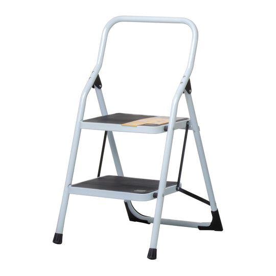 ESTU-2P Escalera tubular, plegable, 2 peldaños, Pretul