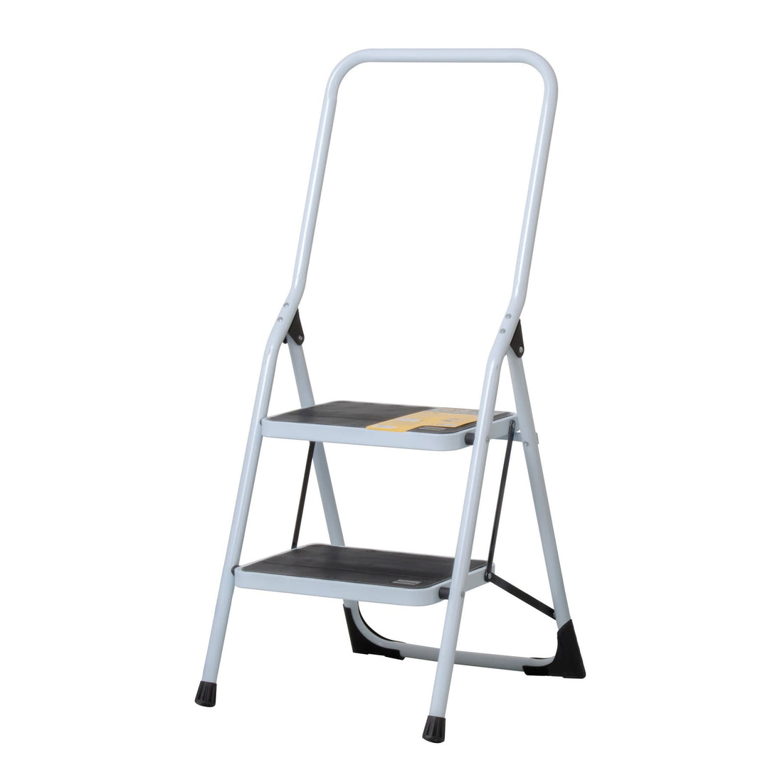 ESTU-2PB Escalera tubular, plegable, 2 peldaños con barandal, Pretul