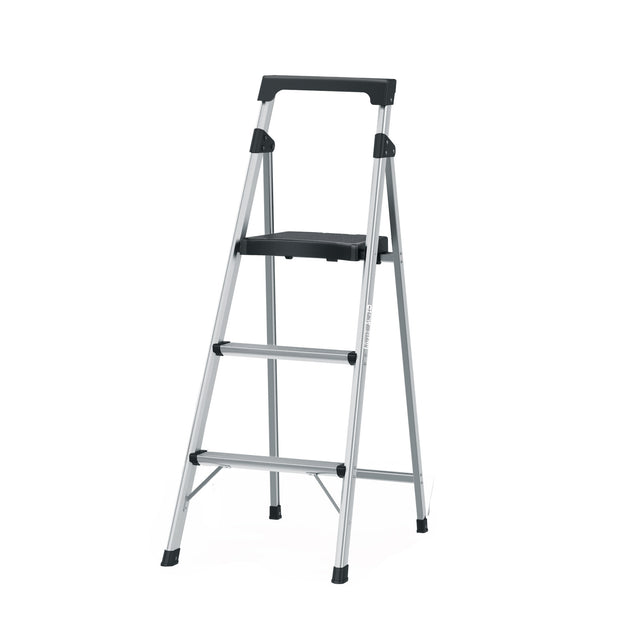 ESTU-3A Escalera tubular plegable, 3 peldaños, aluminio, Truper