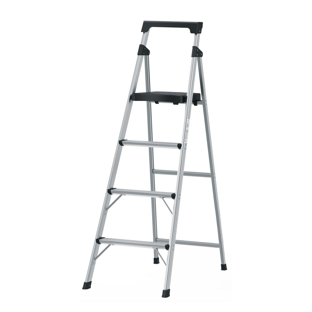 ESTU-4A Escalera tubular plegable, 4 peldaños, aluminio, Truper