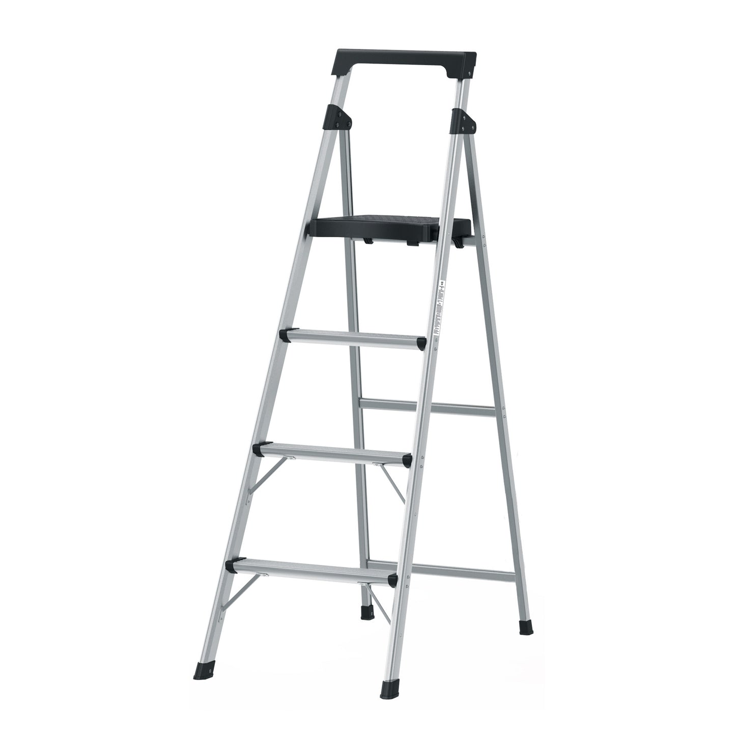 ESTU-4A Escalera tubular plegable, 4 peldaños, aluminio, Truper