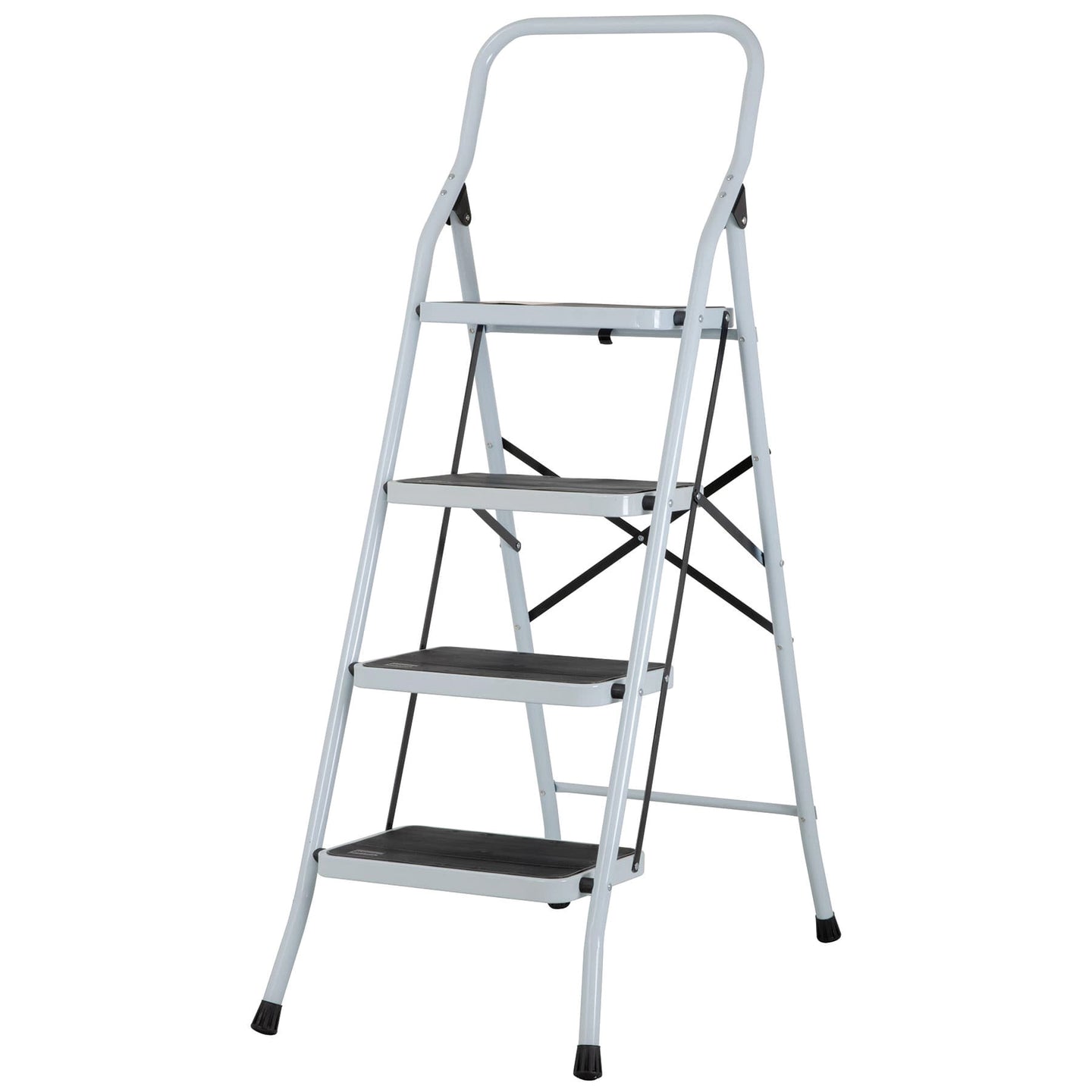 ESTU-4P Escalera tubular, plegable, 4 peldaños, Pretul