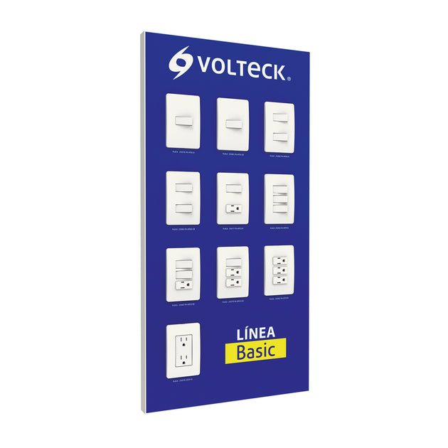 EX-BA-VK Exhibidor de Línea BASIC armada, VOLTECK
