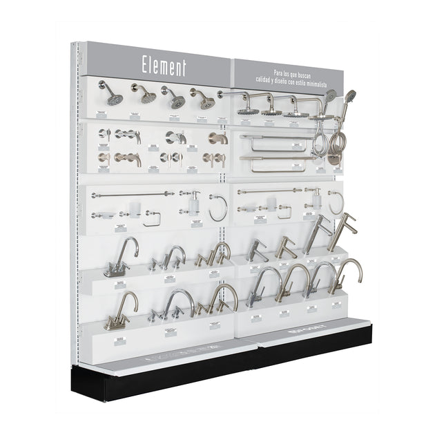 EX-EL-GO Exhibidor tipo góndola, FOSET ELEMENT