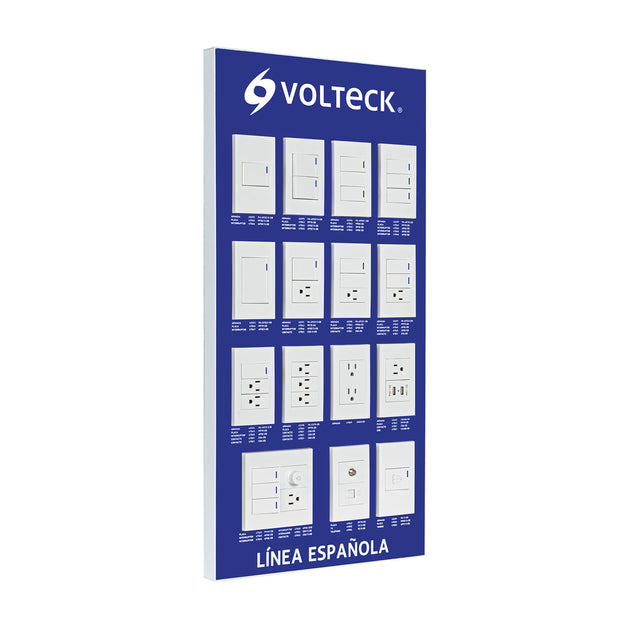 EX-ES-VK Exhibidor de Línea Española, VOLTECK