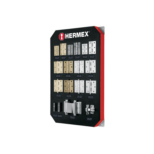 EX-HE-BI Exhibidor con bisagras, HERMEX