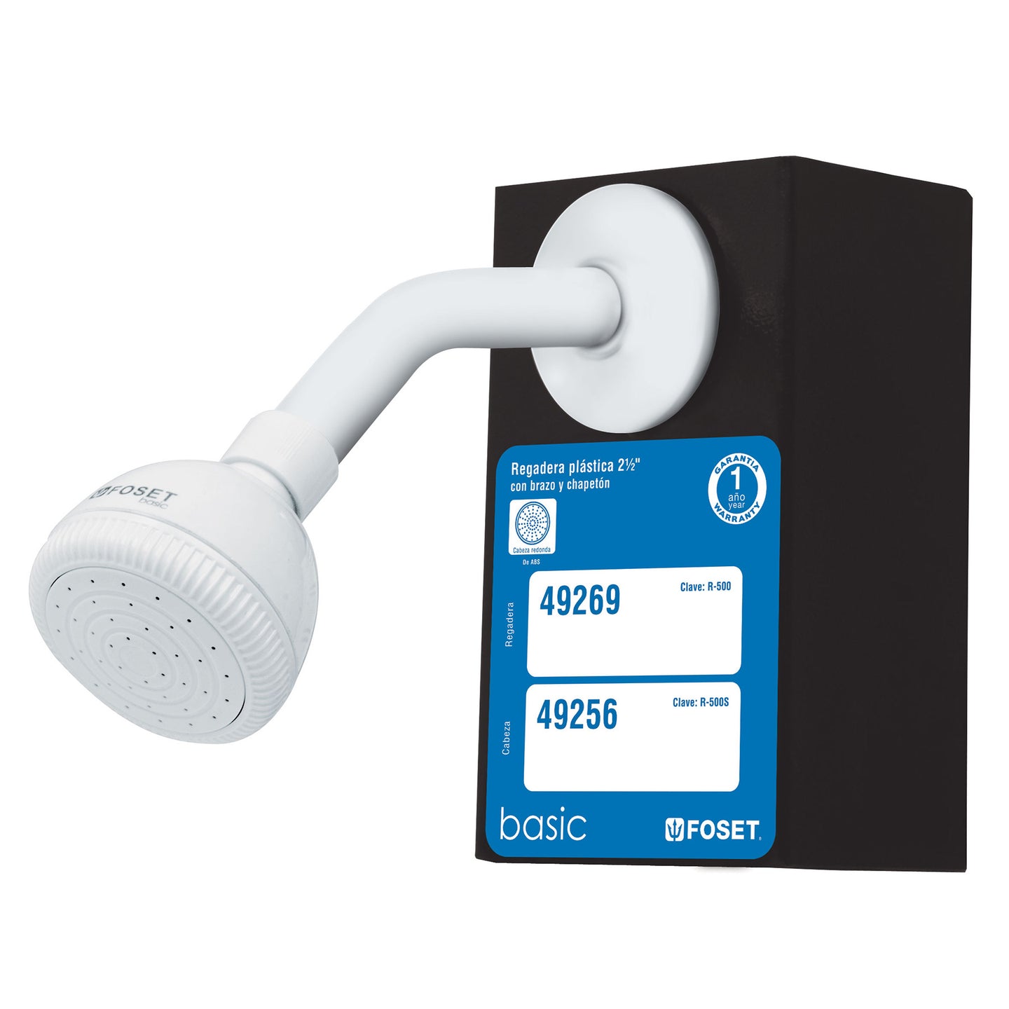 EX-R-500-2 Exhibidor con regadera R-500, FOSET