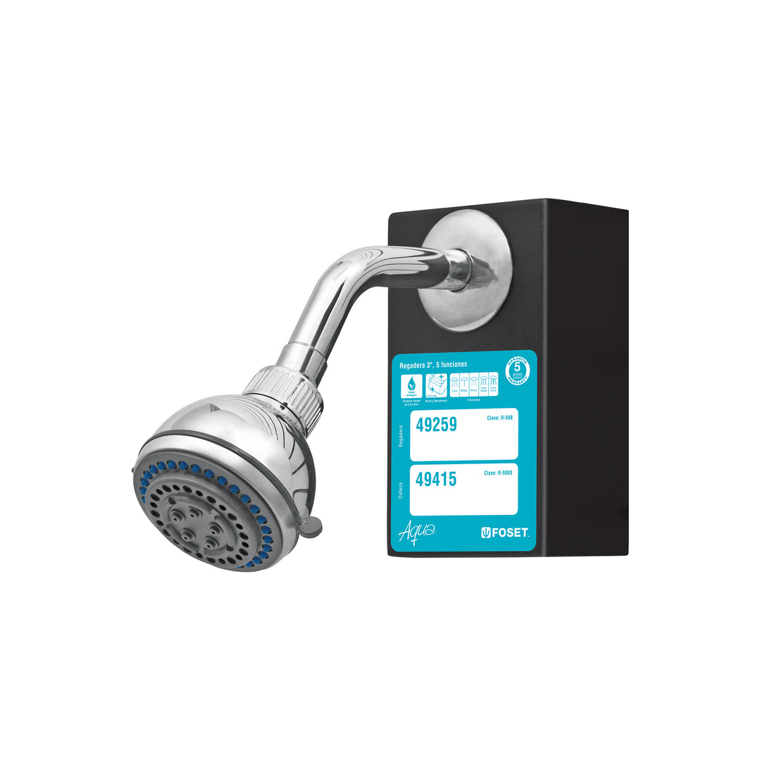 EX-R-508 Exhibidor con regadera R-508, FOSET
