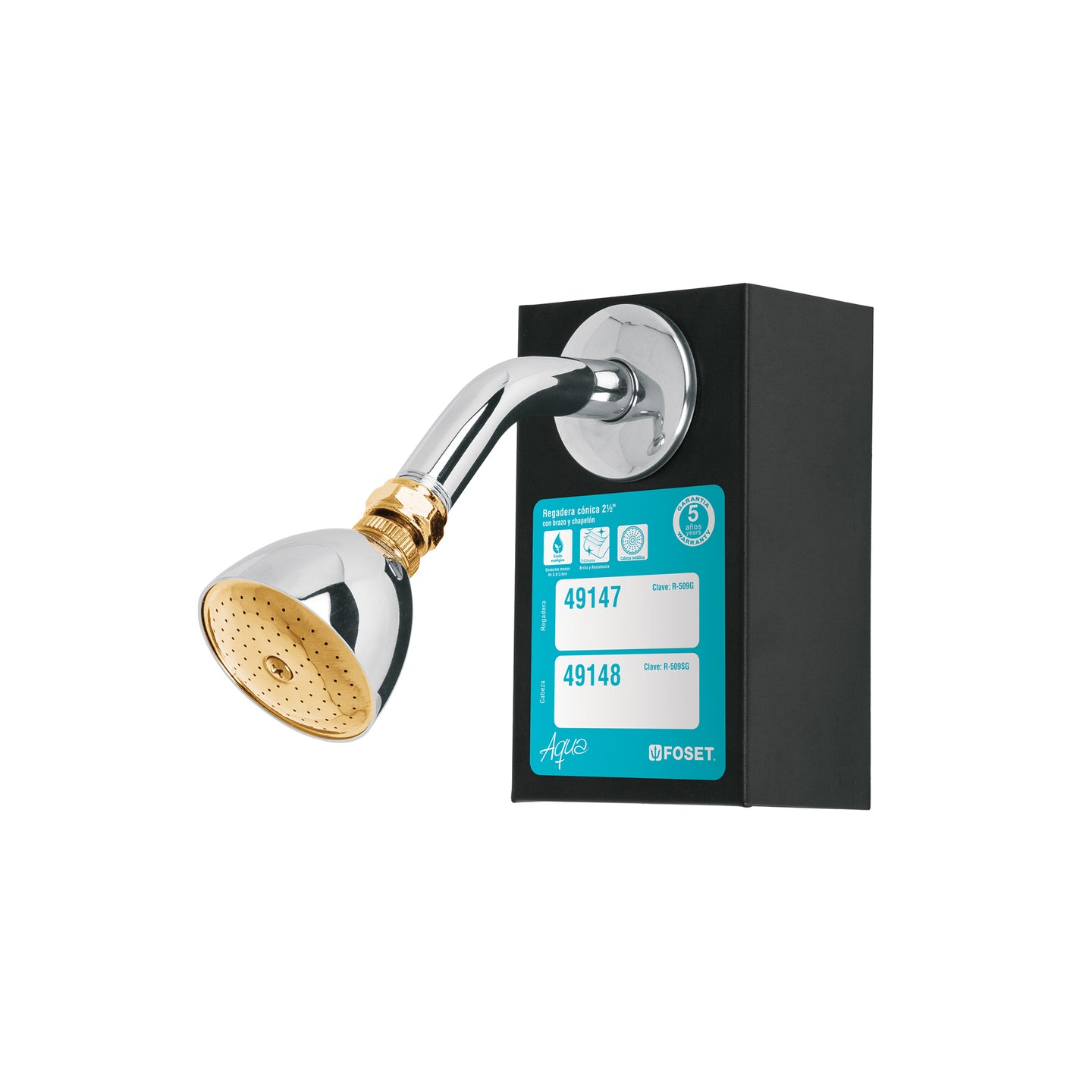 EX-R-509G Exhibidor con regadera R-509G, FOSET