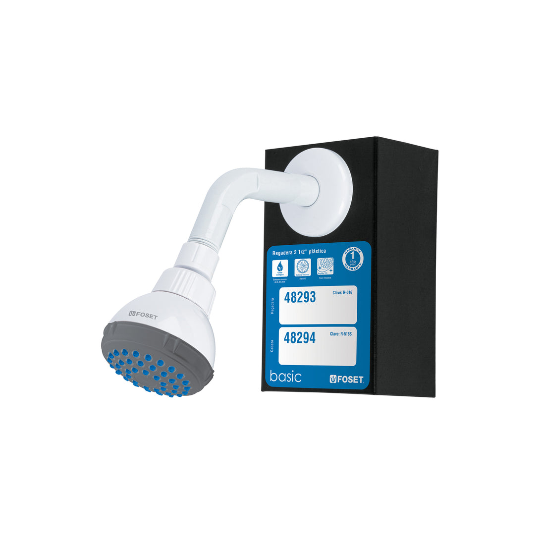 EX-R-516 Exhibidor con regadera R-516, FOSET