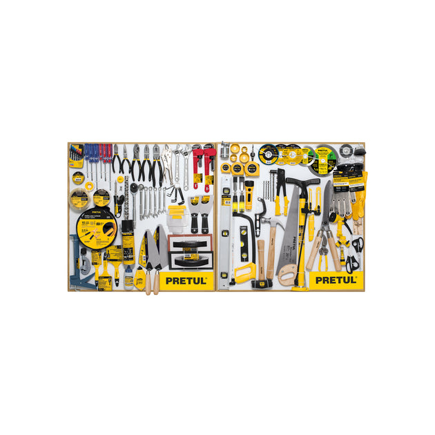 EX80-PRE-2T Exhibidor PRETUL 80x80 cm, 2 tableros