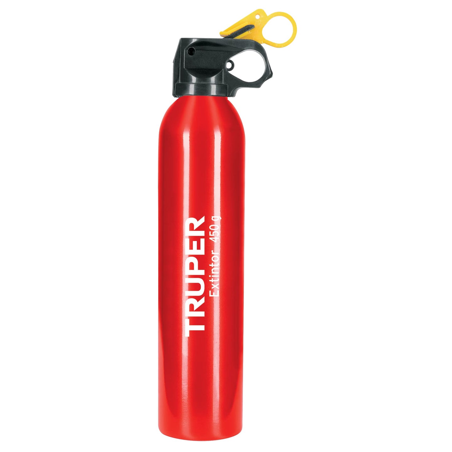 EXT-450 Extintor portátil desechable 450 g, polvo tipo ABC, Truper