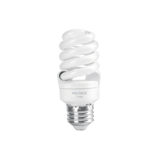 F-11EM Lámpara espiral mini T2 11 W luz de día en blíster, Volteck