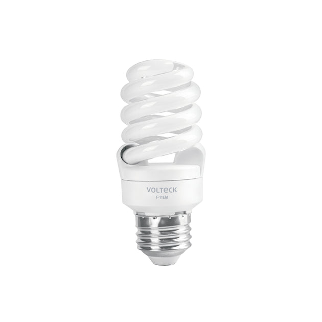 F-11EM Lámpara espiral mini T2 11 W luz de día en blíster, Volteck
