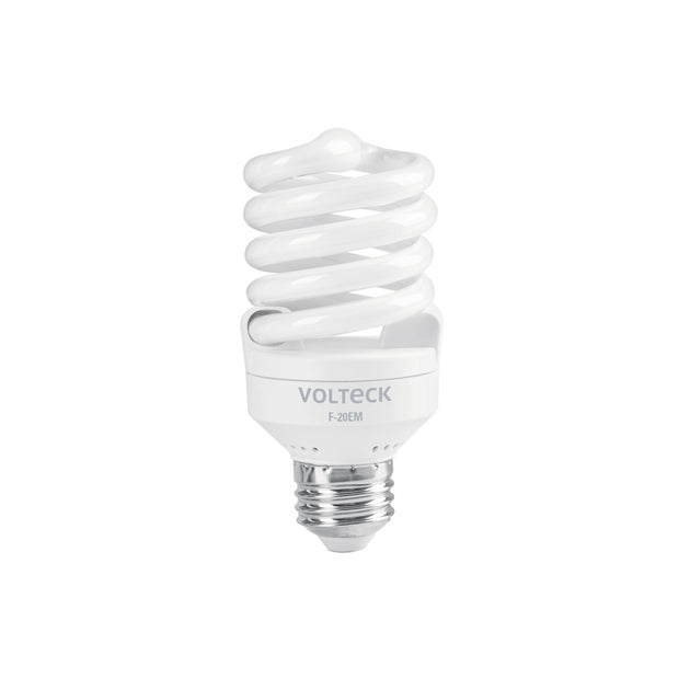 F-20EM Lámpara espiral mini T2 20 W luz de día en blíster, Volteck