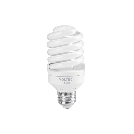 F-23EM Lámpara espiral mini T2 23 W luz de día en blíster, Volteck
