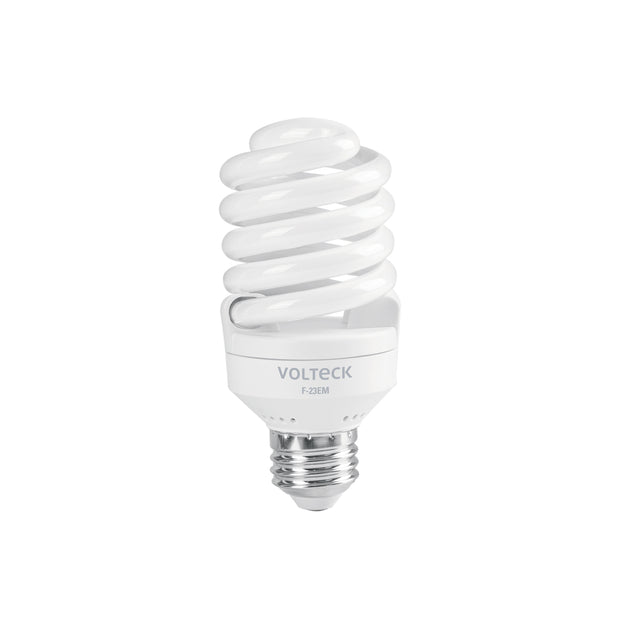 F-23EM Lámpara espiral mini T2 23 W luz de día en blíster, Volteck