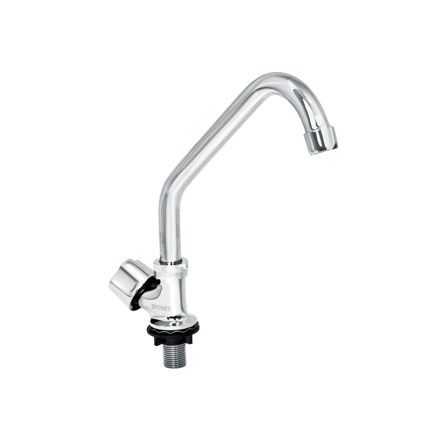 F-312 Llave individual fregadero, cuello corto, hexagonal, BASIC