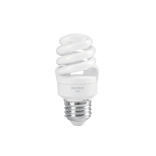 F-7EM Lámpara espiral mini T2 7 W luz de día en blíster, Volteck