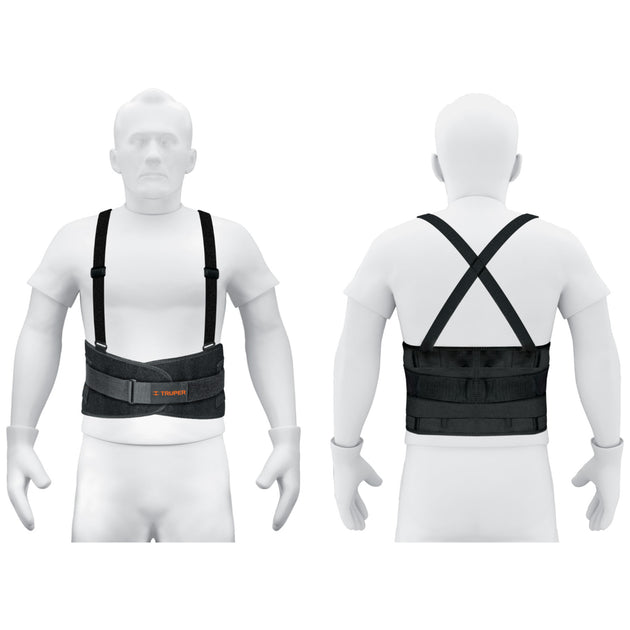 FAJA-MX Faja lumbar con tercer cinturón, talla M, Truper
