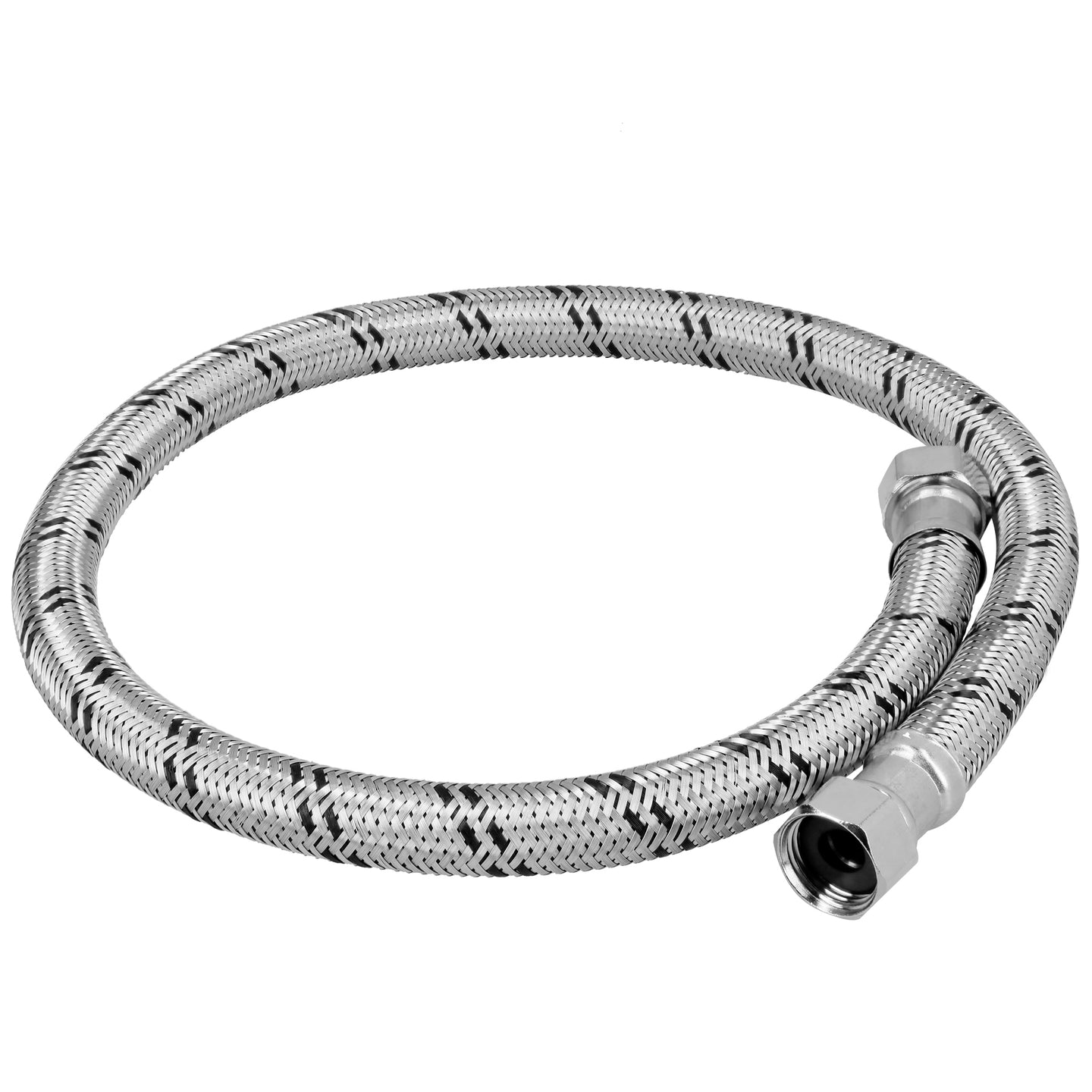 FBO-2280X Manguera para boiler, acero inox, 1/2"x1/2", 80 cm, FOSET