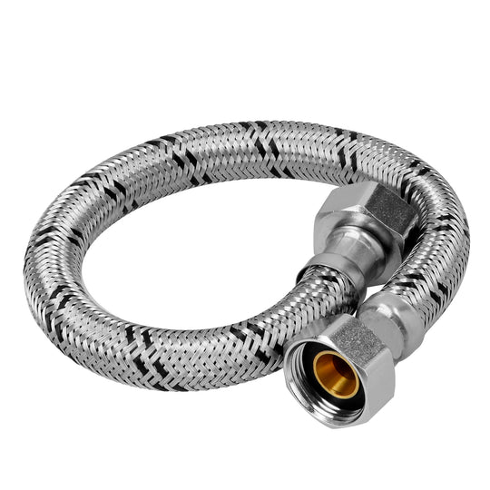 FBO-3440X Manguera para boiler, acero inox, 3/4"x3/4", 40 cm, FOSET