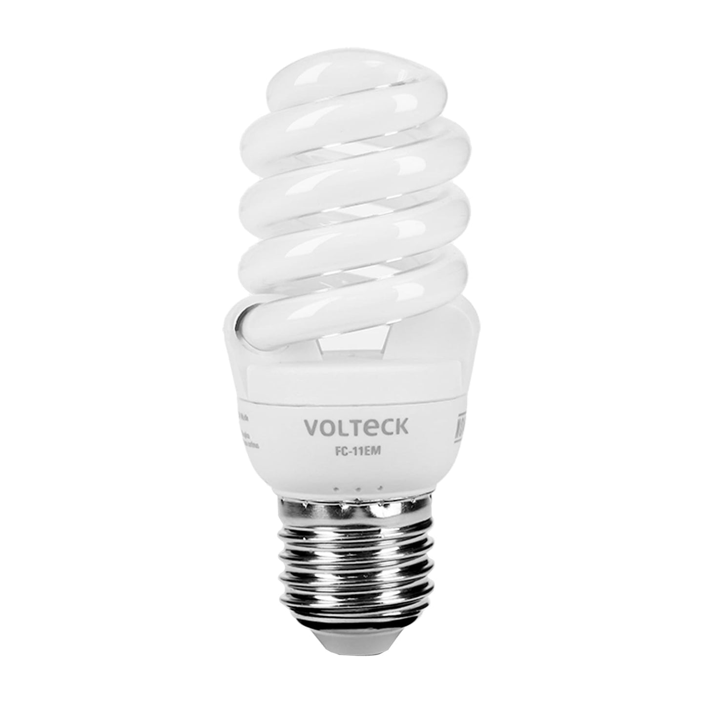 FC-11EM Lámpara espiral mini T2 11 W luz cálida en blíster, Volteck
