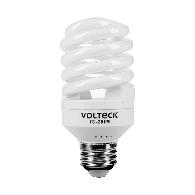 FC-20EM Lámpara espiral mini T2 20 W luz cálida en blíster, Volteck