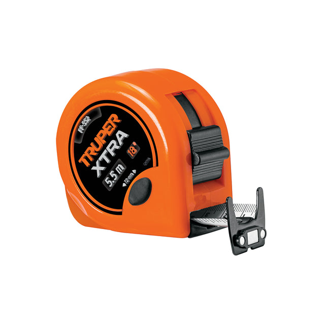 FF-5528 Flexómetro XTRA 5.5 m cinta extra ancha 28 mm, Truper