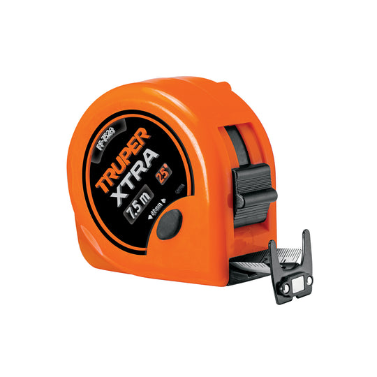 FF-7528 Flexómetro XTRA 7.5 m cinta extra ancha 28 mm, Truper