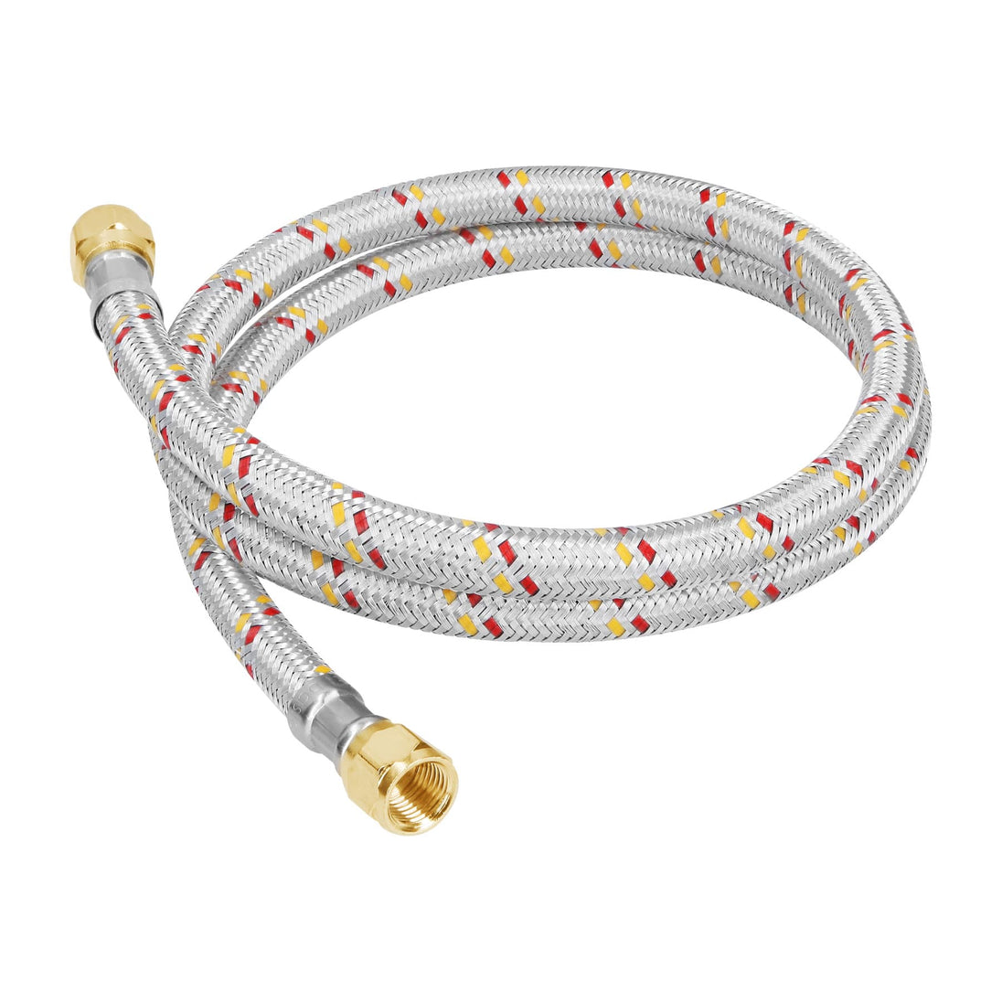 FGA-10NP Manguera para gas, aluminio, 5/16" flare, 100cm, FOSET BASIC