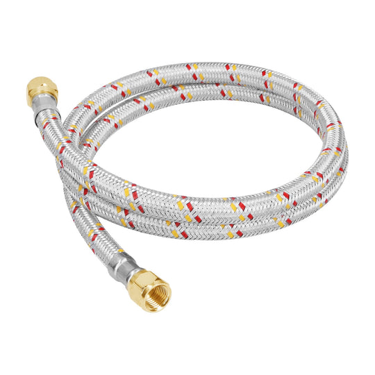 FGA-10NP Manguera para gas, aluminio, 5/16" flare, 100cm, FOSET BASIC