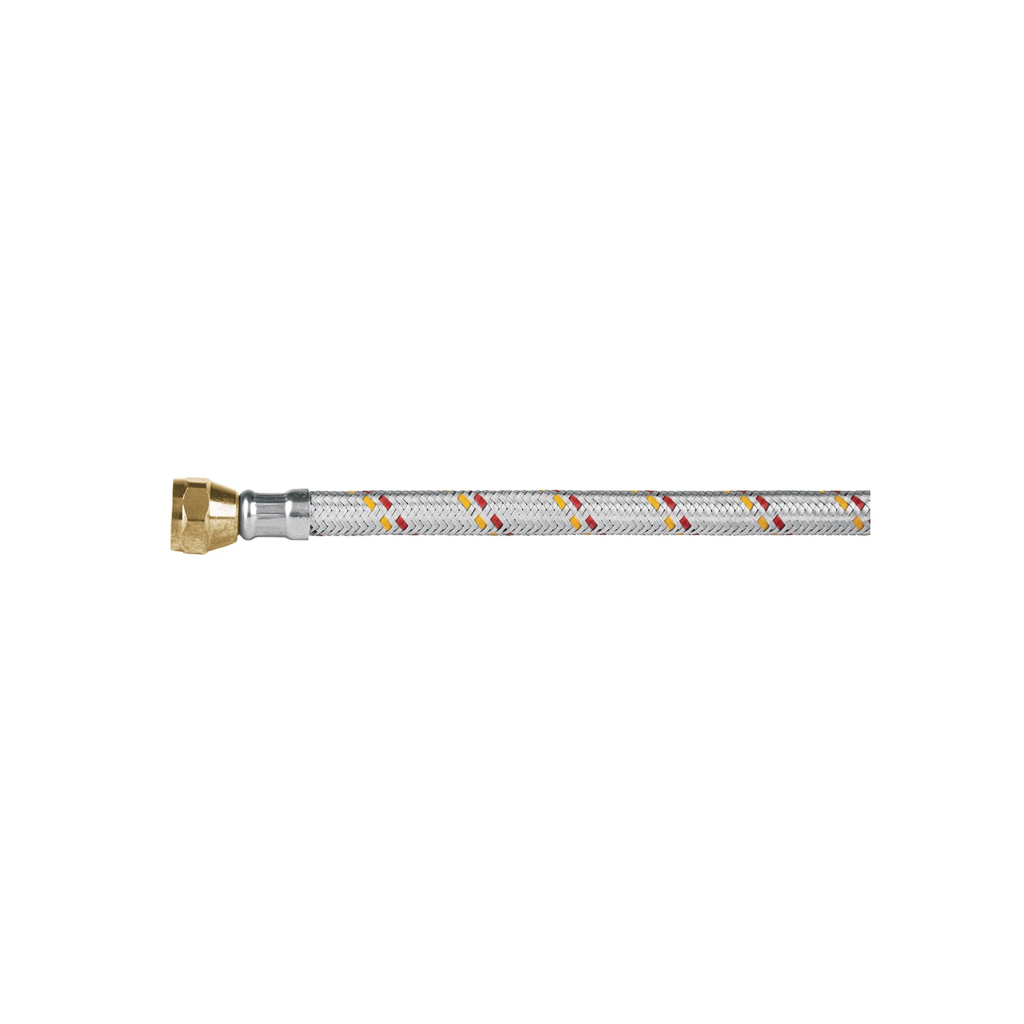 FGA-10P Manguera para gas, aluminio, 3/8" flare, 100 cm, FOSET BASIC