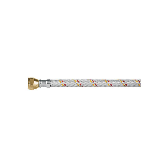 FGA-10P Manguera para gas, aluminio, 3/8" flare, 100 cm, FOSET BASIC