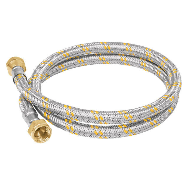 FGA-10X Manguera para gas, acero inox, 3/8" flare, 100 cm, FOSET