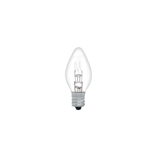 FI-50T Caja con 50 focos incandescentes transparentes base E12 7.5W