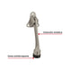 Tope Puerta Metálico Níquel Satinado Hermex FIPU-4 107mm
