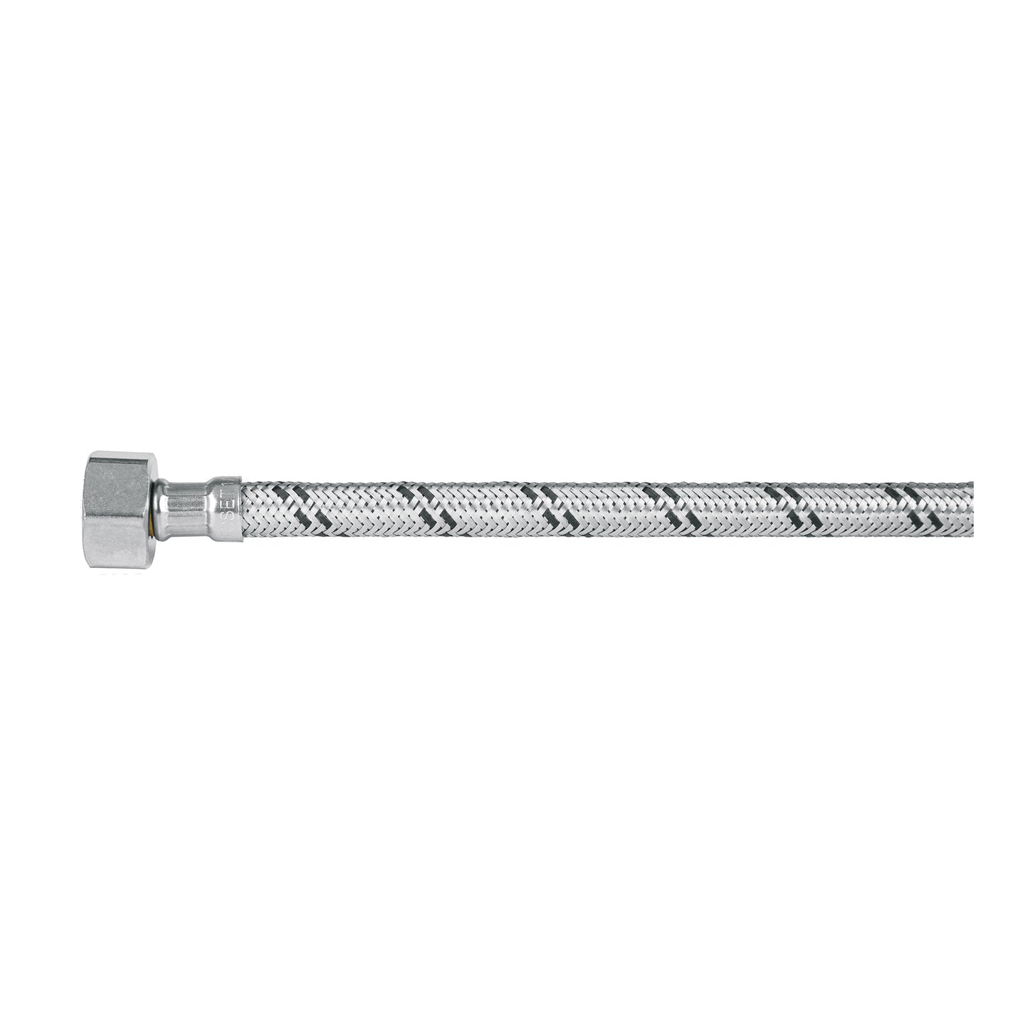 FLA-40X Manguera lavabo/fregadero, acero inox, 1/2" x 1/2", 40 cm