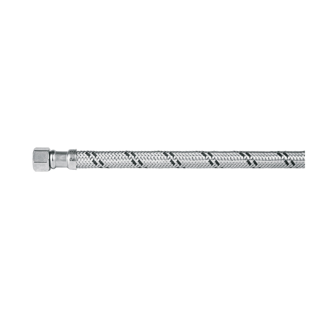 FLA-40XL Manguera lavabo/fregadero, acero inox, 1/2" x 3/8", 40 cm