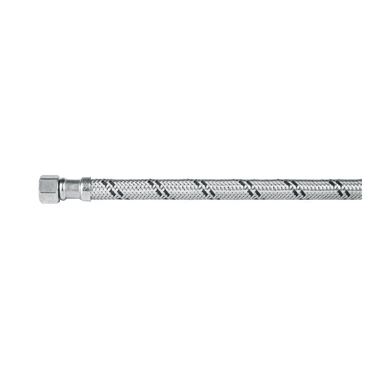 FLA-40XL Manguera lavabo/fregadero, acero inox, 1/2" x 3/8", 40 cm