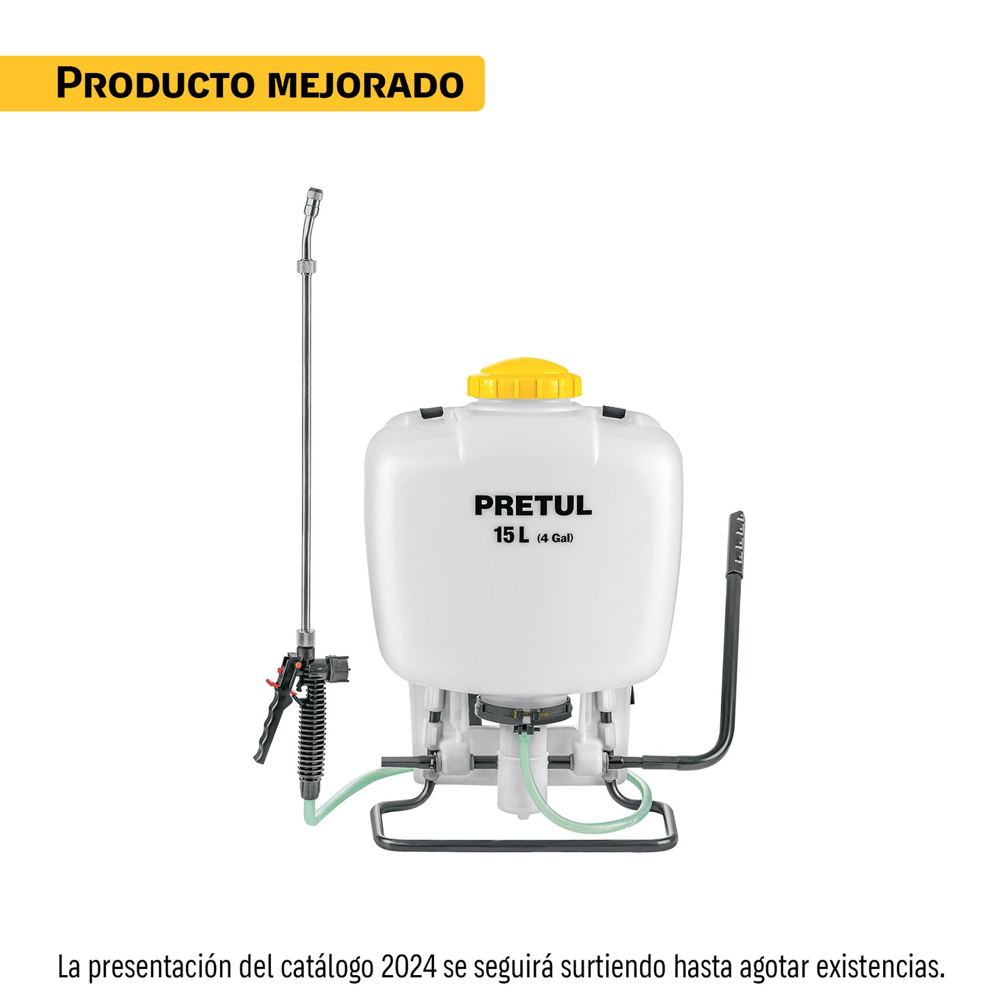 FM-15P Fumigador de 15 L manual de mochila, PRETUL