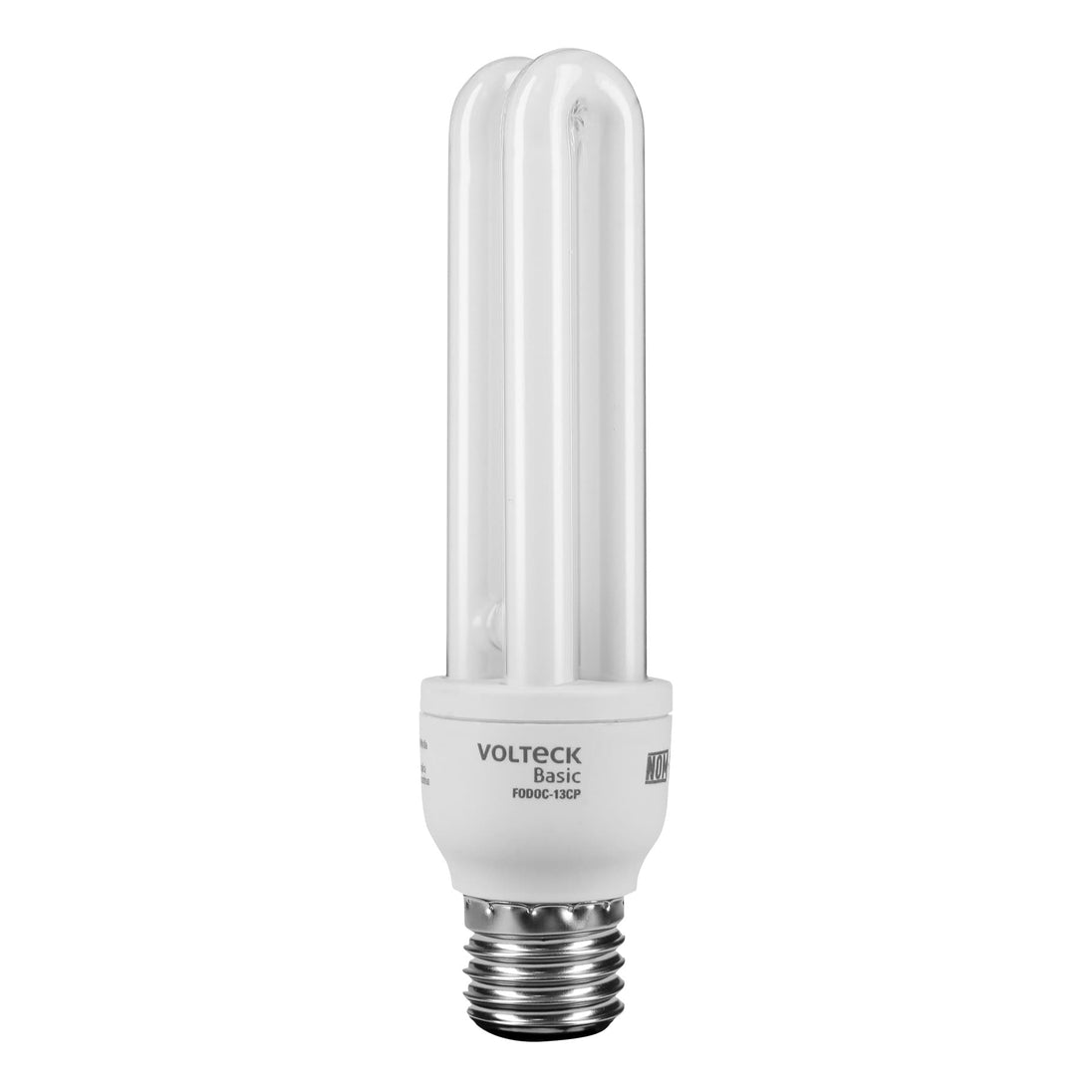 FODOC-13CP Lámpara doble T4 13 W luz cálida en caja, Volteck