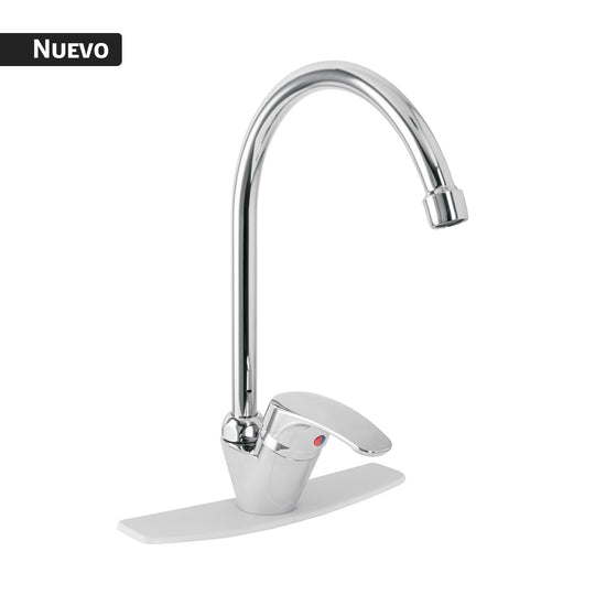 Grifo Cocina Foset FP-077 Acero Inox 201 Cromado | Zonas Costeras