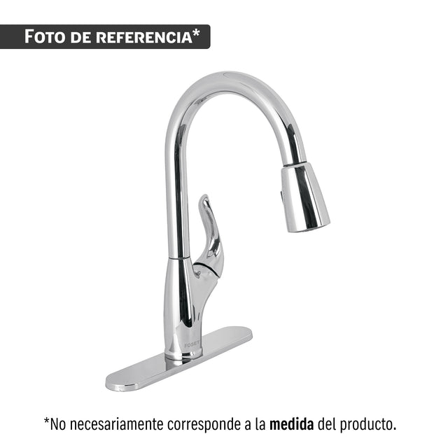 Mezcladora Lavabo Foset FP-078 Acero Inox 201 ABS Cromado | 1/2" NPSM