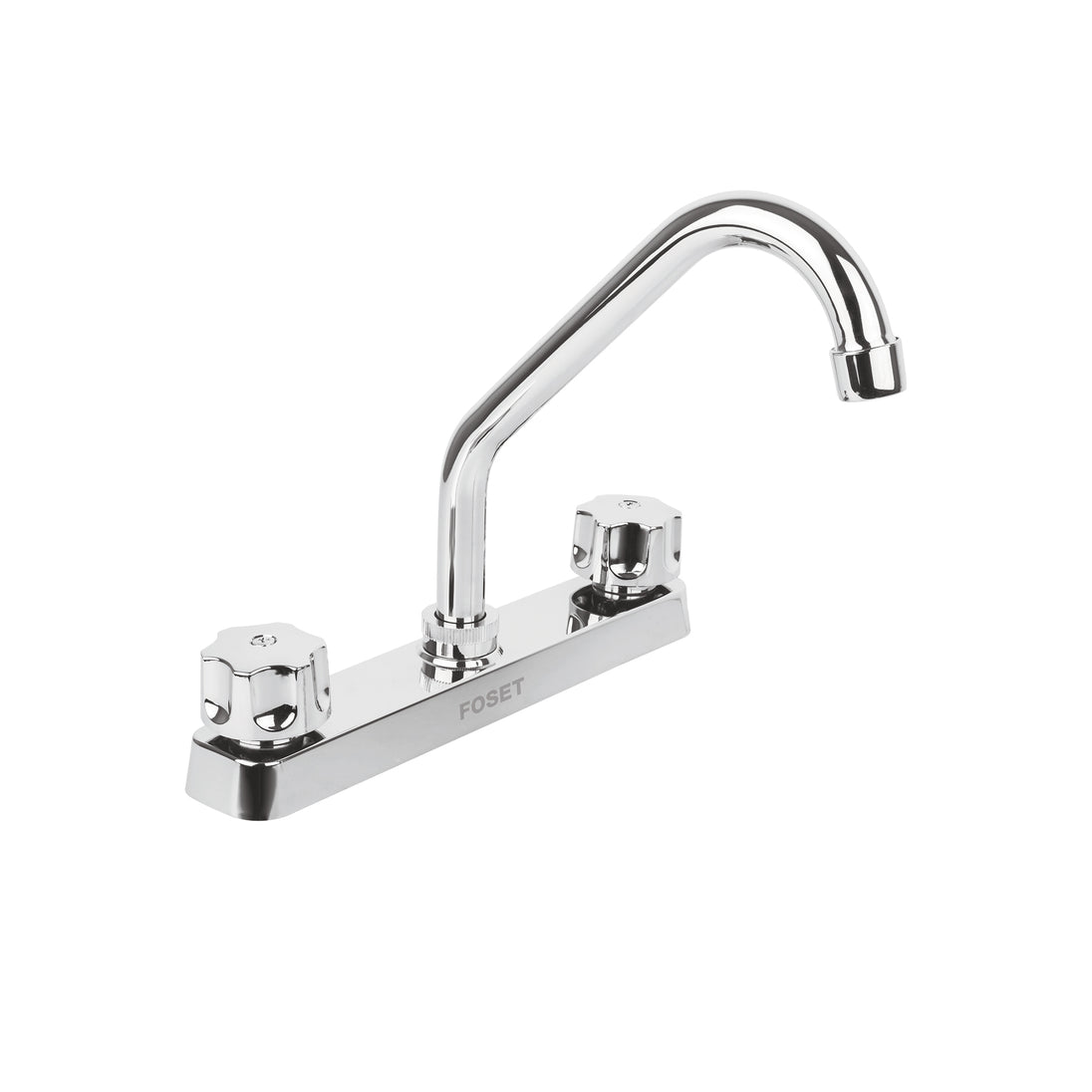FP-317 Mezcladora 8" fregadero, ABS, cuello corto, hexagonal, BASIC