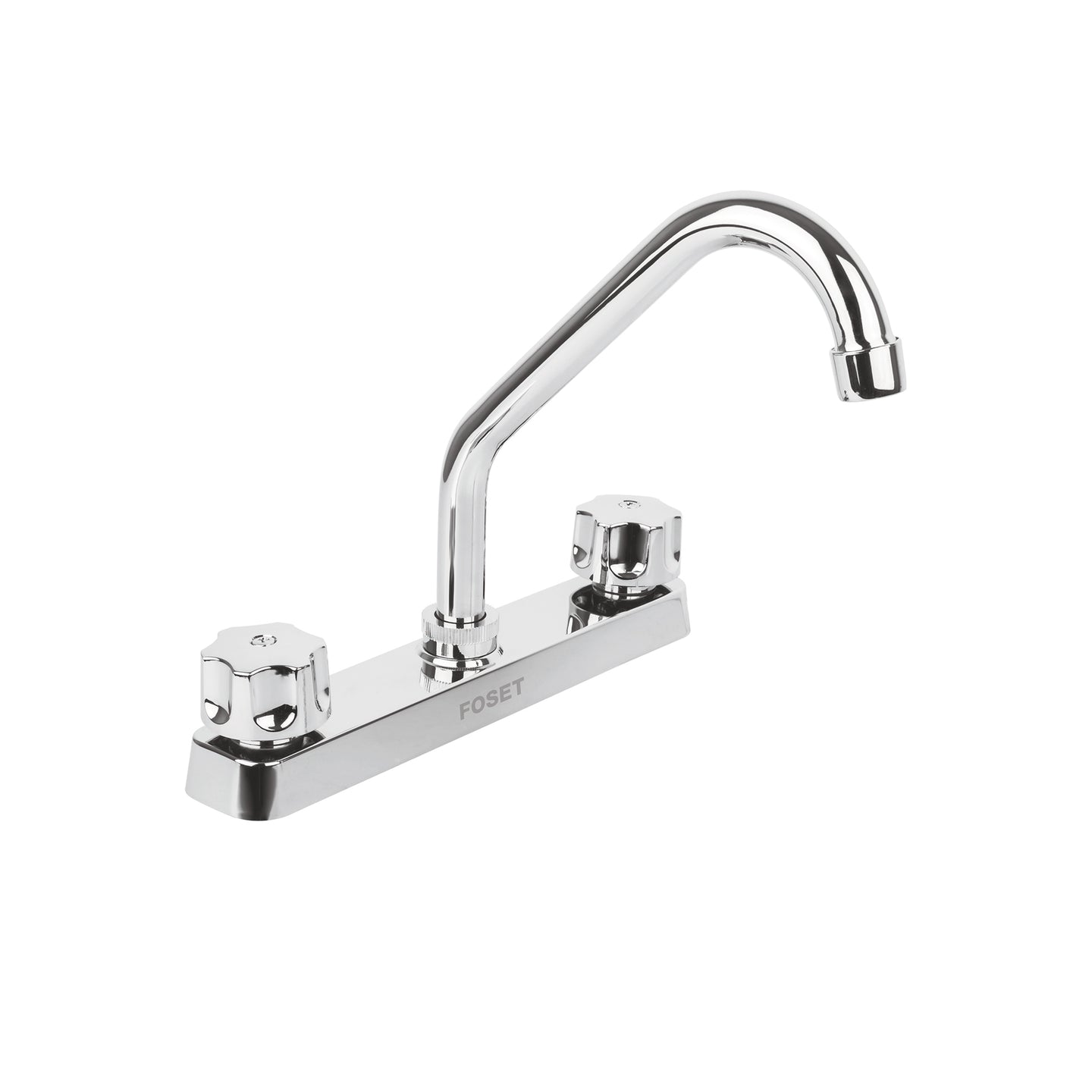 FP-317 Mezcladora 8" fregadero, ABS, cuello corto, hexagonal, BASIC