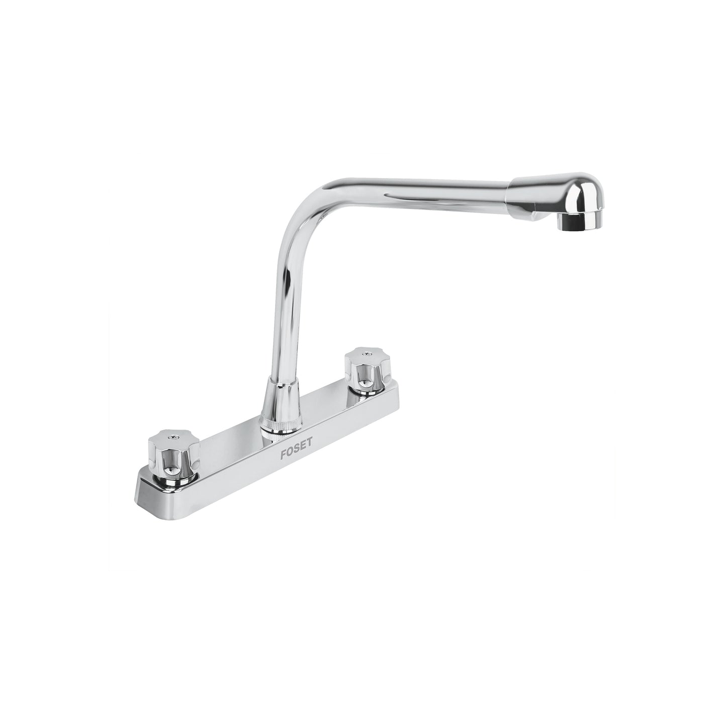FP-319 Mezcladora 8" fregadero, ABS, cuello cobra, hexagonal, BASIC