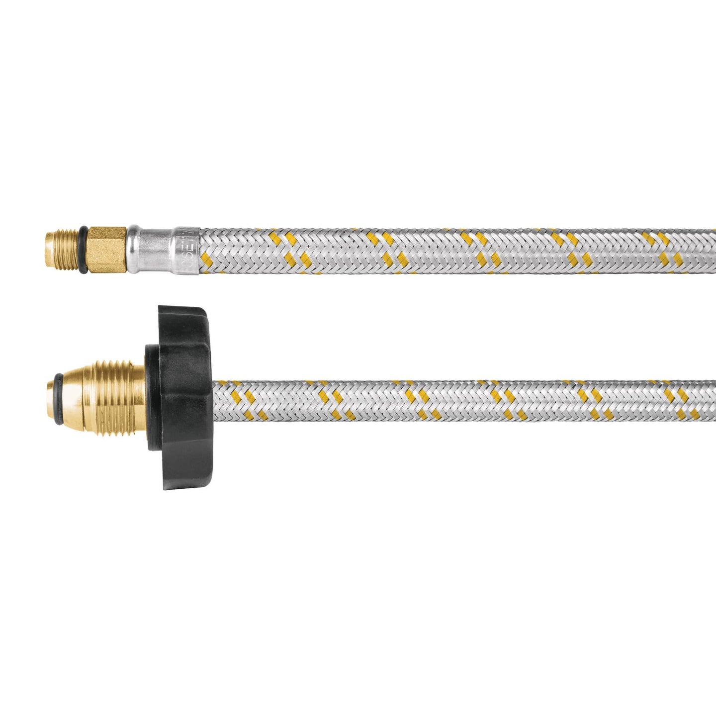 FPIG-55X Manguera pigtail, acero inox, 7/16" x 7/8", 55 cm, FOSET