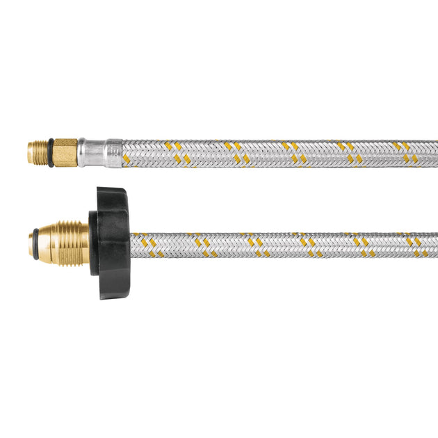FPIG-55X Manguera pigtail, acero inox, 7/16" x 7/8", 55 cm, FOSET